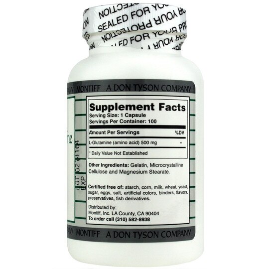 Pure L-Glutamine 500 Mg, MNT